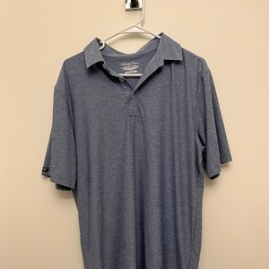 Straight Down Performance Men's Golf Polo Short Sleeve